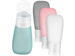 Conjunto De 4 Frascos De Silicone Flexíveis De 60ml