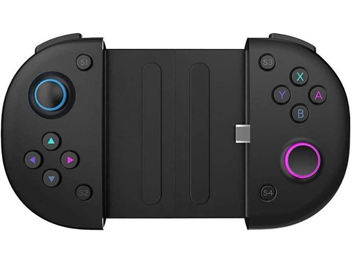 YIZHOOD Controlador de juegos inalámbrico Controlador de juegos telescópico para Android Tablet Pc TV BoxNegro YIZHOOD