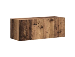Maison Exclusive - Mueble De Tv Montado En La Pared 2 Pcs Madera Vieja