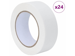 Juego de 24 cintas de carrocero de papel blanco Vidaxl