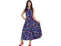 Disfraz de Mujer GUIRMA Natal Longo Azul (L = 42/44)