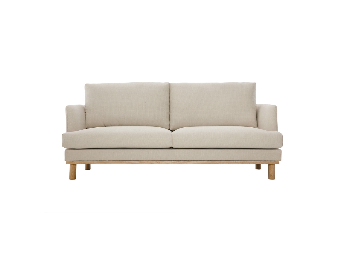 Sofá Nórdico 3 Plazas Beige Hobart MILIBOO