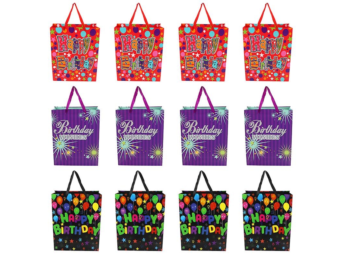 Bolsa De Regalo De Cumpleaños De 12 Piezas