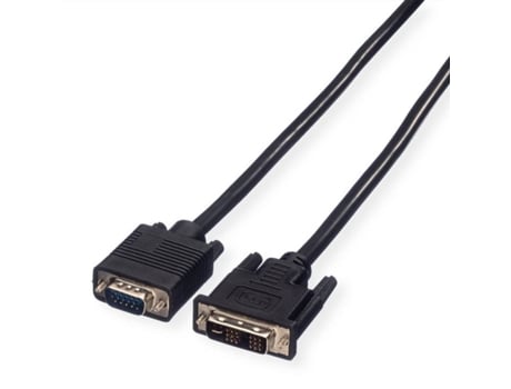 Cable VALUE (DVI y VGA - 2m - Negro)