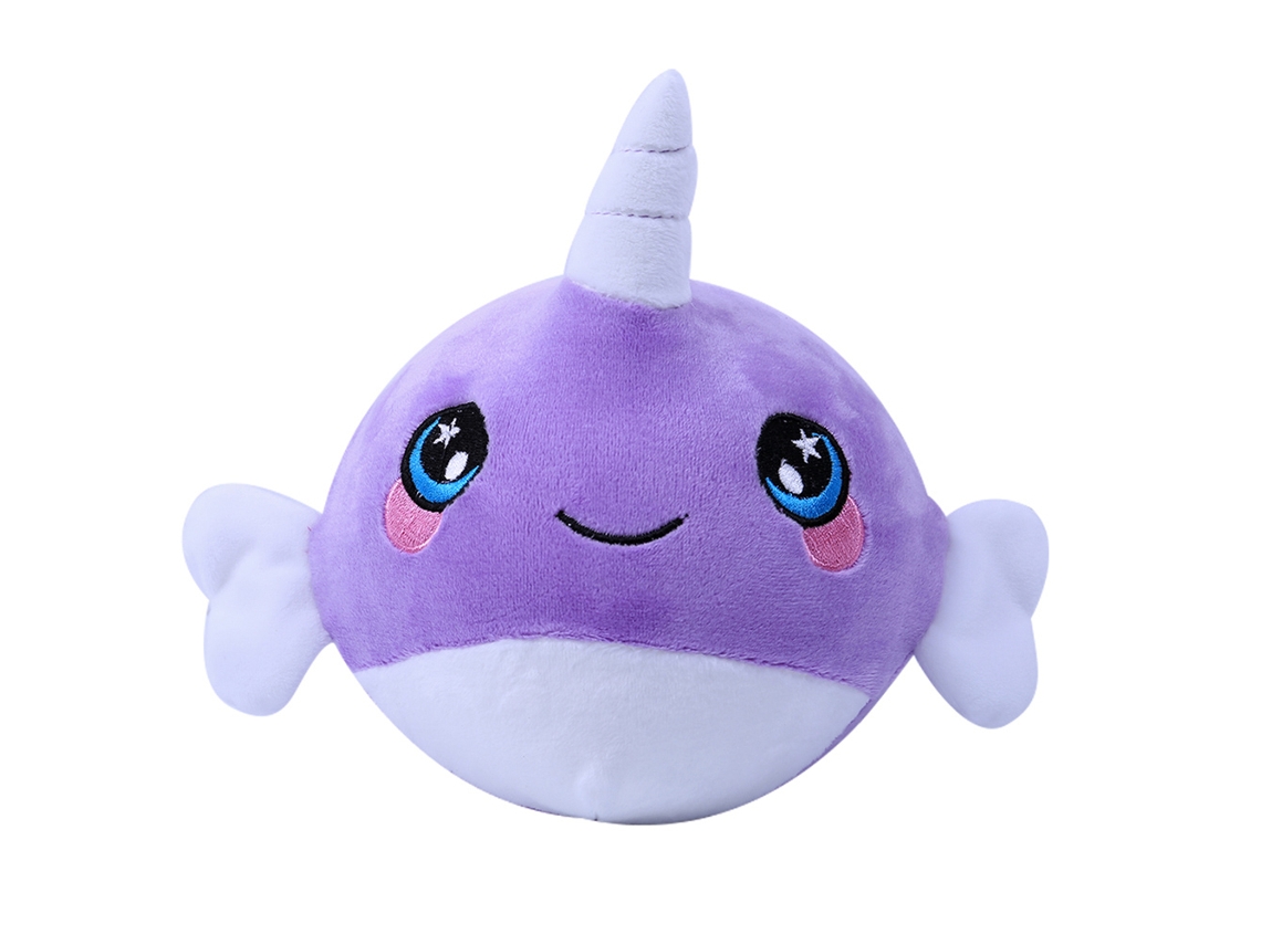 2026-juguete De Peluche Grande De Ballena Morada Slow Rising Para Aliviar El Estrés, Suave Y Esquichable
