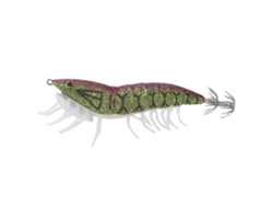 Señuelo artificial de camarón con anzuelo luminoso de calamar, 3 g, para pesca, accesorios (sin marca).