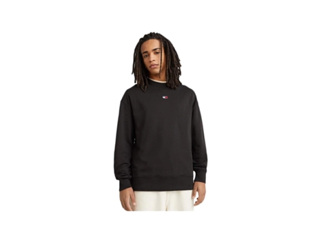 Camiseta TOMMY JEANS Algodón para Hombre (S - Negro)