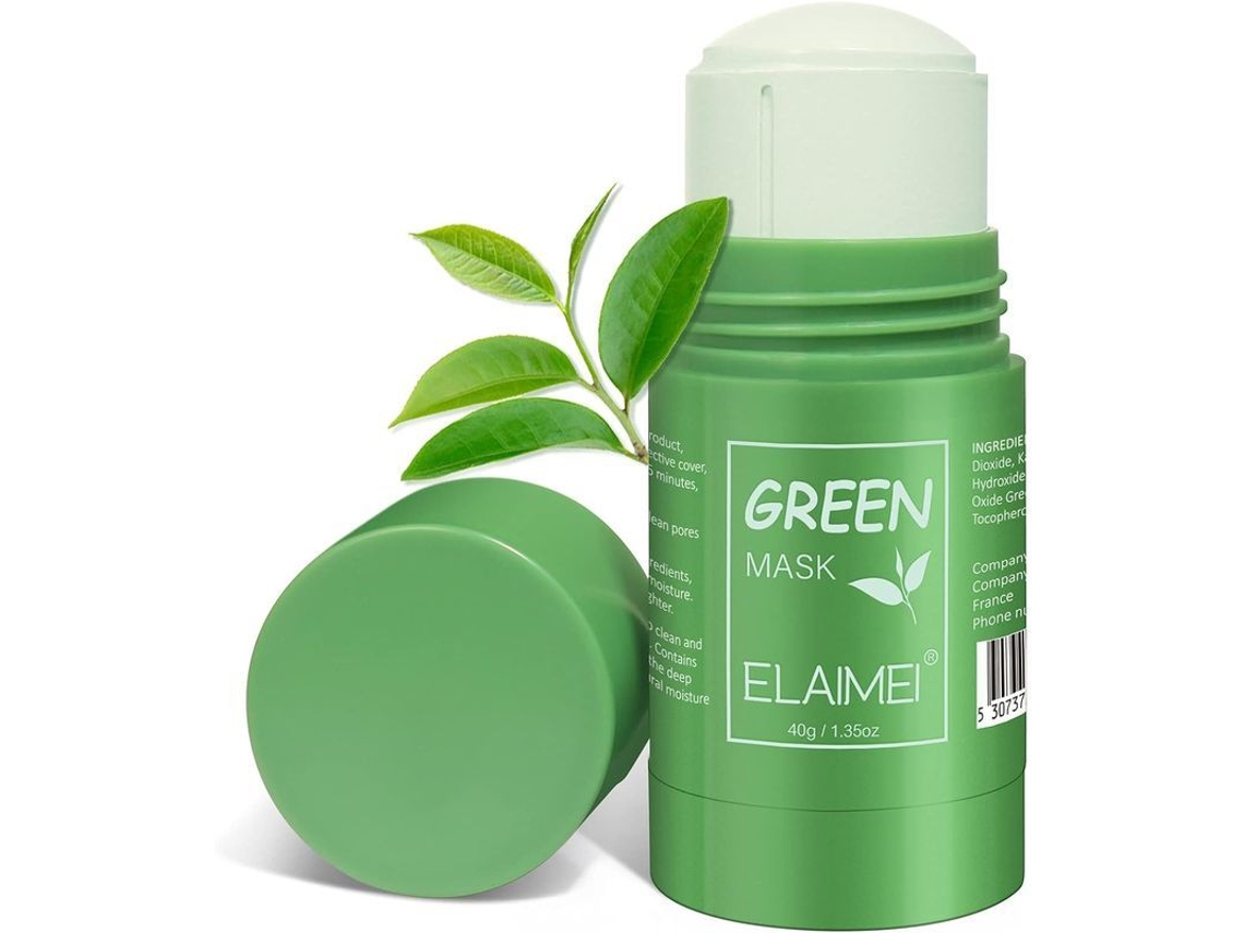 Mascarilla Facial En Barra De Té Verde Para Limpieza Profunda, Eliminación De Puntos Negros Y Tratamiento Antiacné.