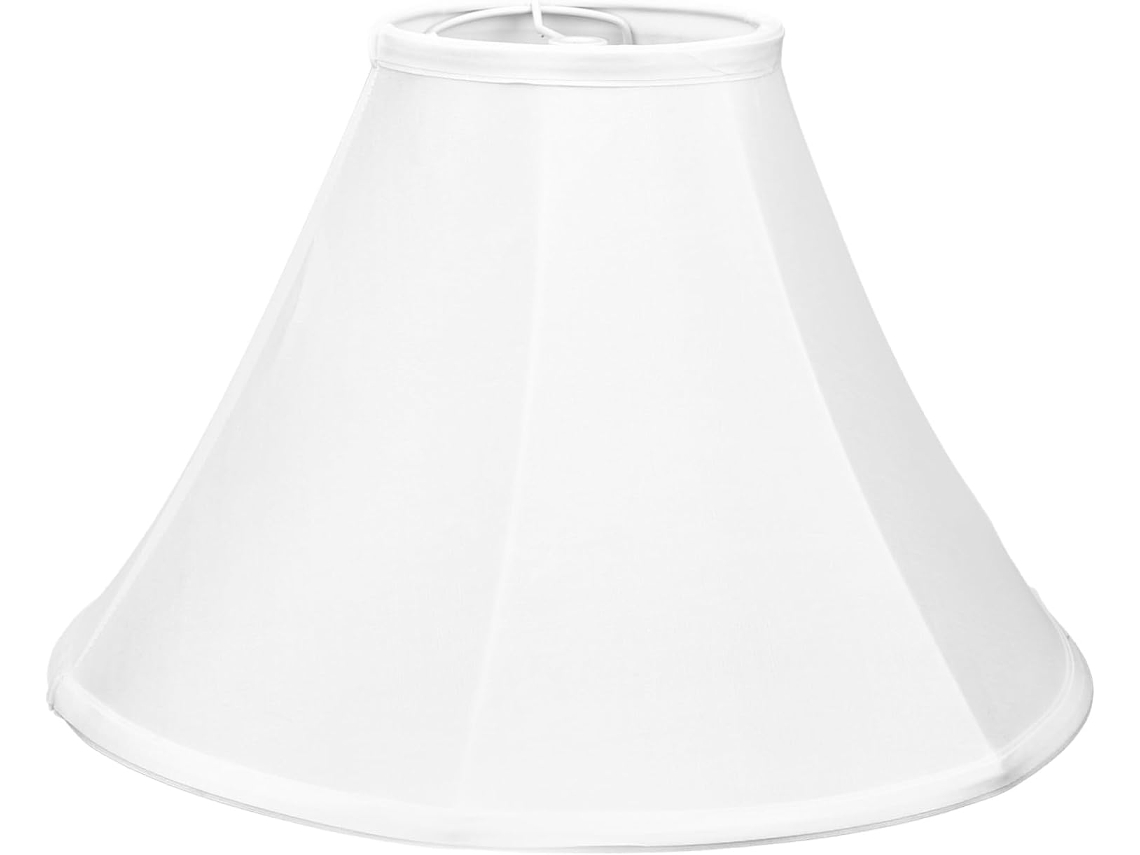 Pantalla De Tela Blanca De Repuesto Para Bombilla E27, Plegable Y Decorativa, Que Crea Un Ambiente Cálido.
