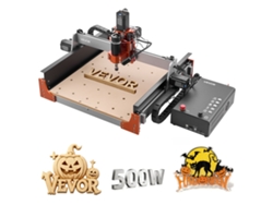 Fresadora CNC Vevor de 500 W para grabado en madera, 3 ejes con rieles lineales dobles