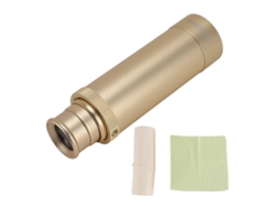 Telescopio monocular de mano de estilo retro vintage para uso marino y de observación.