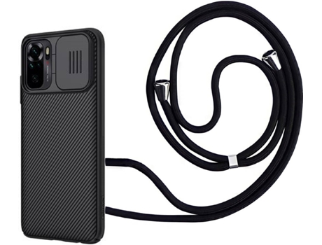 Funda Redmi Note 10 4G Camshield con Collar Negro