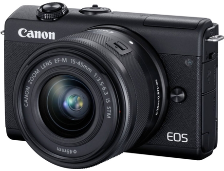 Kit Cámara Mirrorless CANON EOS M200 +M 15-45mm (24.1 MP - Sensor: APS-C - ISO: 100 a 25600)