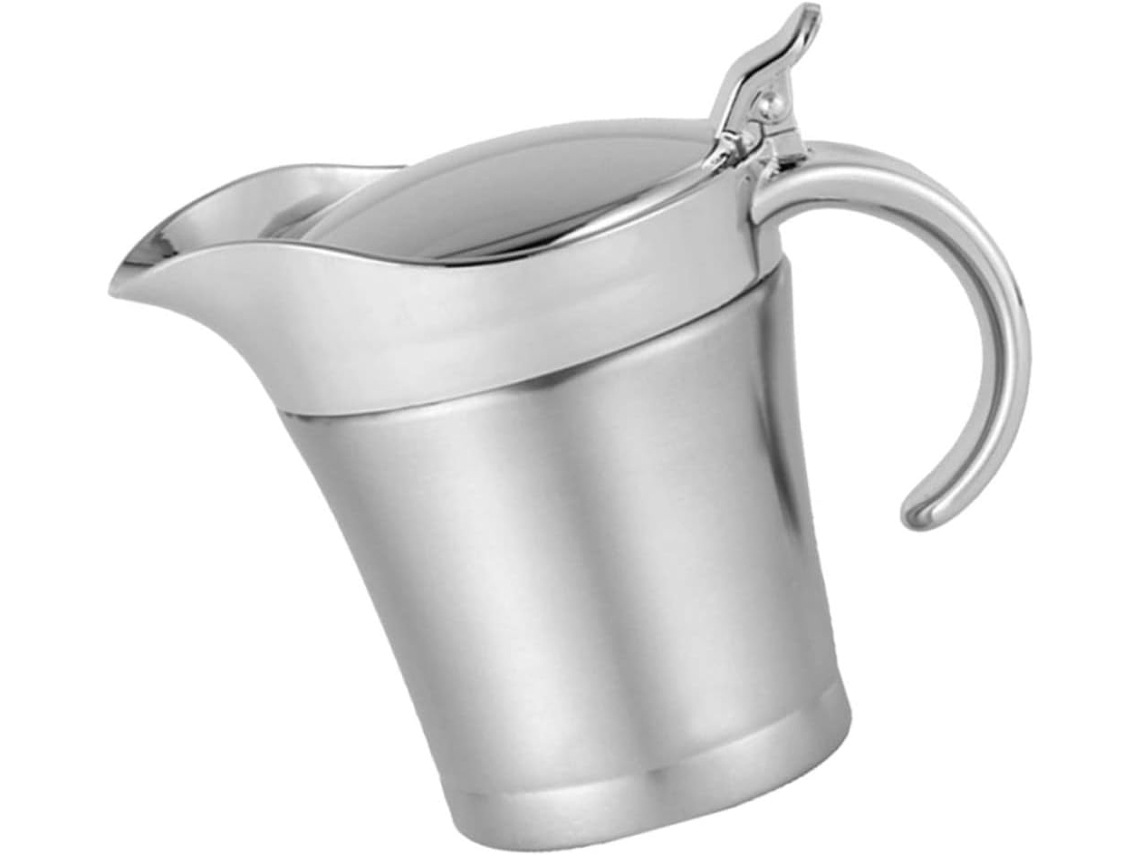 Salsera De Acero Inoxidable 304 De Doble Pared, 450 Ml, Recipiente Para Salsa De Soja