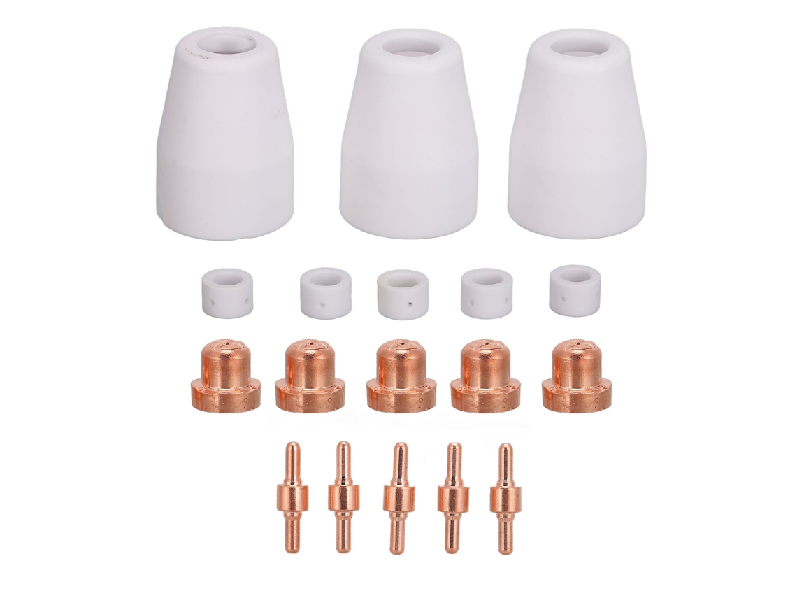 18 Consumibles Para Boquillas, Electrodos Y Accesorios De Cortadoras De Plasma Pt31, Cut-40, Cut-50 Y Lgk-40