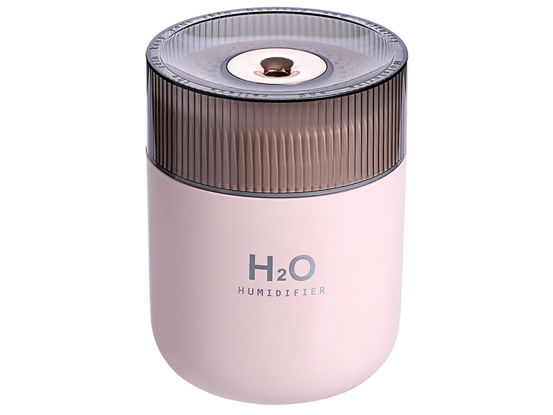 Mini humidificador de aire para el hogar, humidificador de vapor frío con luz nocturna, silencioso y con USB.