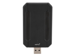 Adaptador De Red Inalámbrica Usb De 5374 Mbps, Triple Banda (2,4 Ghz, 5,8 Ghz, 6 Ghz), Antenas De Alta Ganancia.