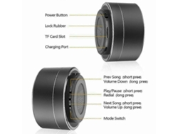 Mini altavoz Bluetooth inalámbrico portátil con graves potentes, manos libres y carga por USB. Nostalgia88
