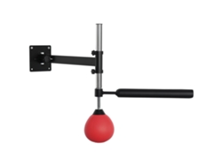 Saco de boxeo ajustable de pared, de acero PU, para gimnasio en casa, 79x72x20 cm, entrenamiento de boxeo MMA, color rojo.