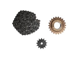 Kit De Cadena Y Piñón De 114 Eslabones, 410, 22t, 13t Para Scooters, Bicicletas Y Motocicletas.