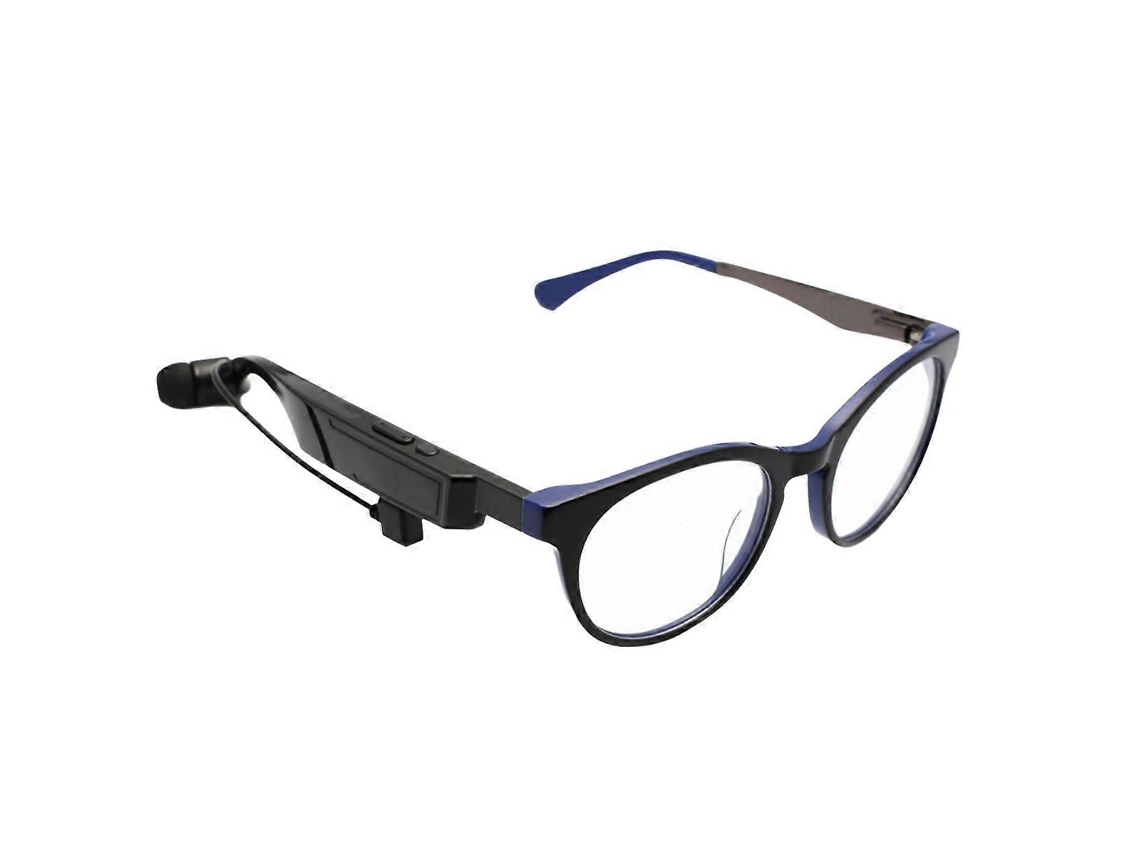 Gafas inteligentes Bluetooth UV400 con audio estéreo inalámbrico, gafas de sol con auriculares para música, unisex, azul.
