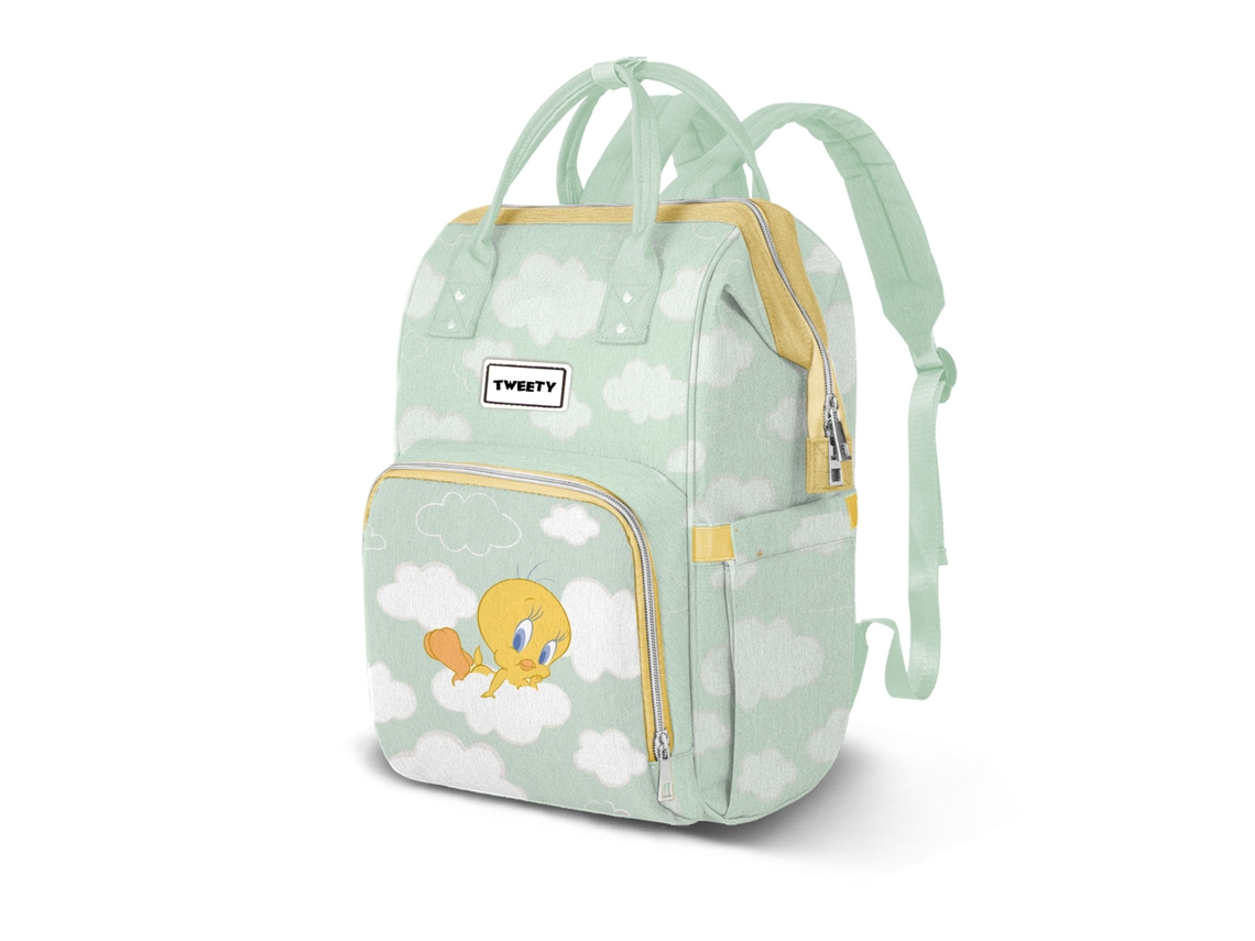 Tweety (Tweety) Clouds Mommy Mochila KARACTERMANIA, Verde