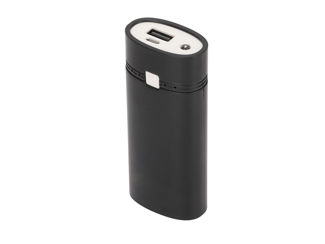 Caja De Cargador De Batería Externa Diy Para 2 Baterías 18650, Carcasa Usb Para Smartphone - Negro