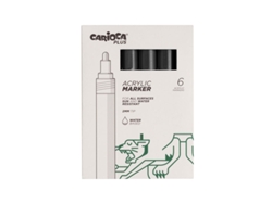 Marcador Acrílico CARIOCA Plus Negro 45218/01