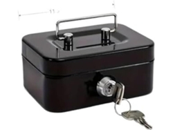 Mini Caja Fuerte Metálica Para Dinero Y Monedas, Caja De Seguridad