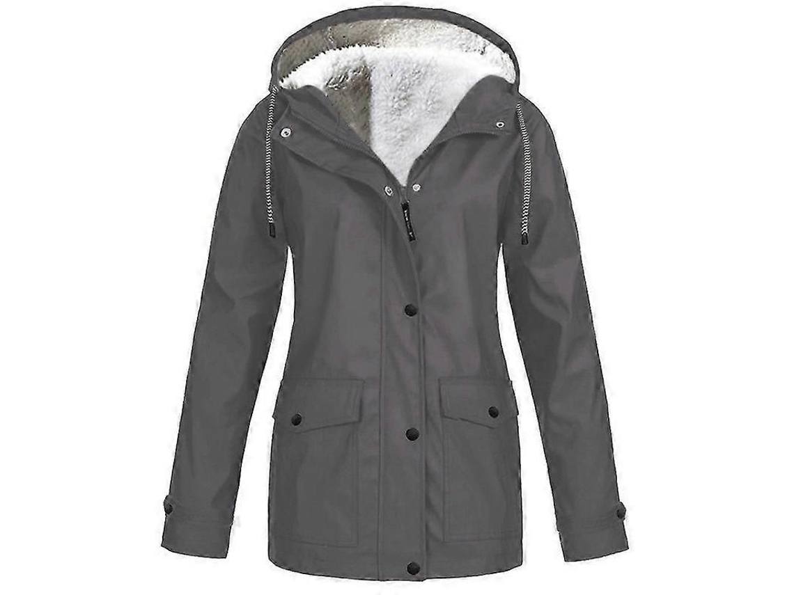 2026-chaquetas Para Mujer Otoño Invierno Polar Impermeable Transpirable Con Capucha Para Montaña Exterior Tela Brillante Recubierta