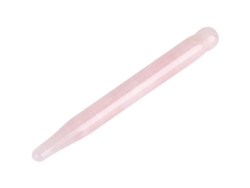 Bastón De Acupresión De Cristal De Cuarzo Rosa Natural De 12 Cm Para Masaje Y Terapia Facial.