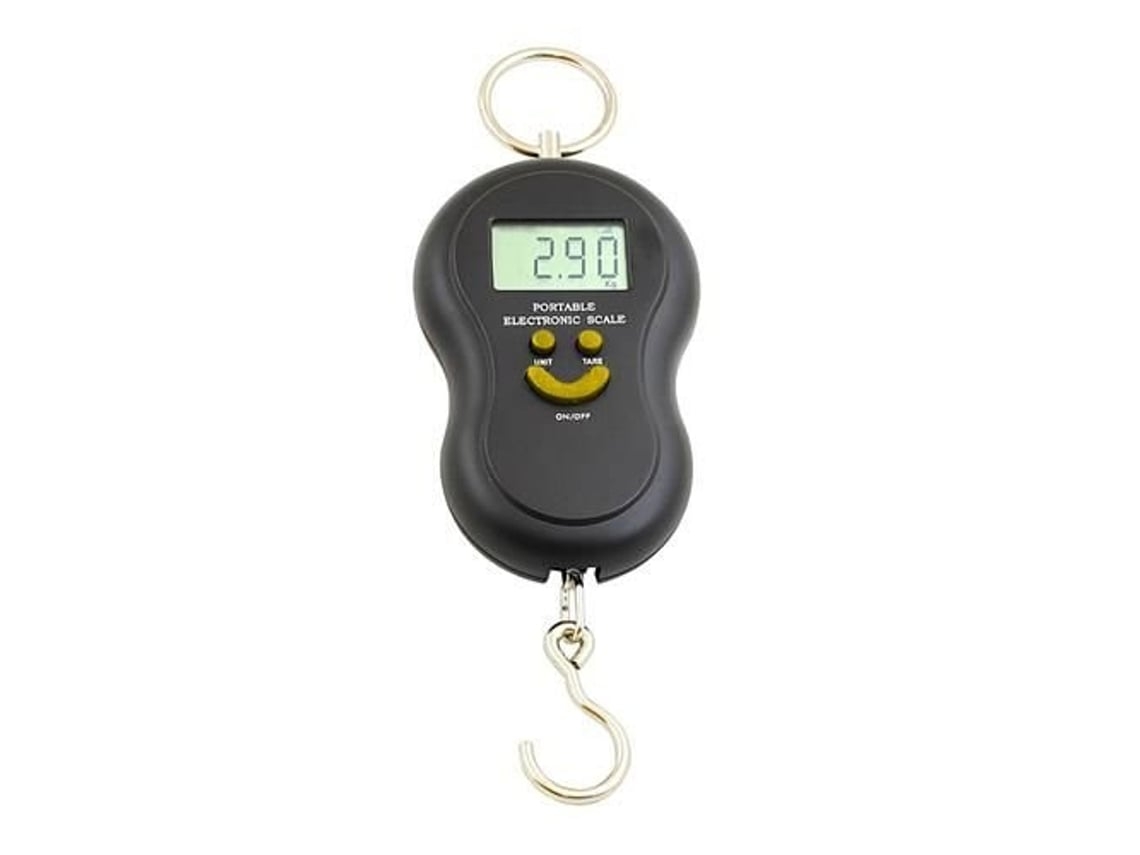 Báscula Digital De Bolsillo Con Gancho, Peso Máximo 40 Kg, Resistente, Uso Multifuncional, Viaje, Casa, Camping, Fácil Transportar
