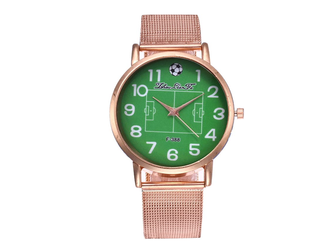Reloj De Pulsera Analógico De Cuarzo Con Correa De Malla Para Hombre Y Mujer Zhoulianfa