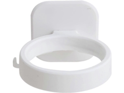 Soporte de pared para secador de pelo, plástico, no requiere perforación, soporte autoadhesivo, GOKOCO
