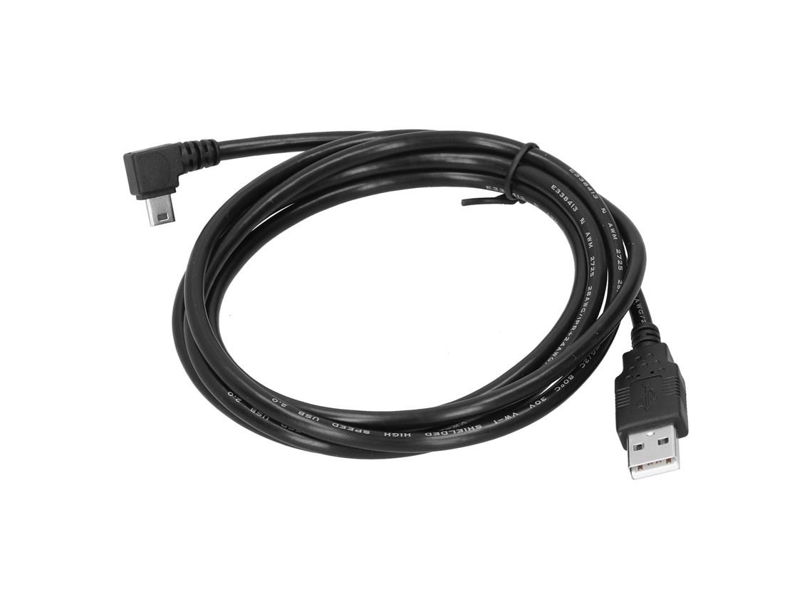 Cable De Datos De Codo Izquierdo Usb2.0 Macho A Mini Usb Macho Accesorios De Disco Duro 1.8m