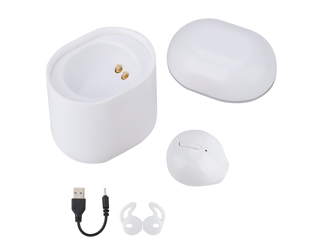 Audífonos Inalámbricos Bluetooth X20 Mini Con Estuche De Carga Ultra Pequeño Blanco