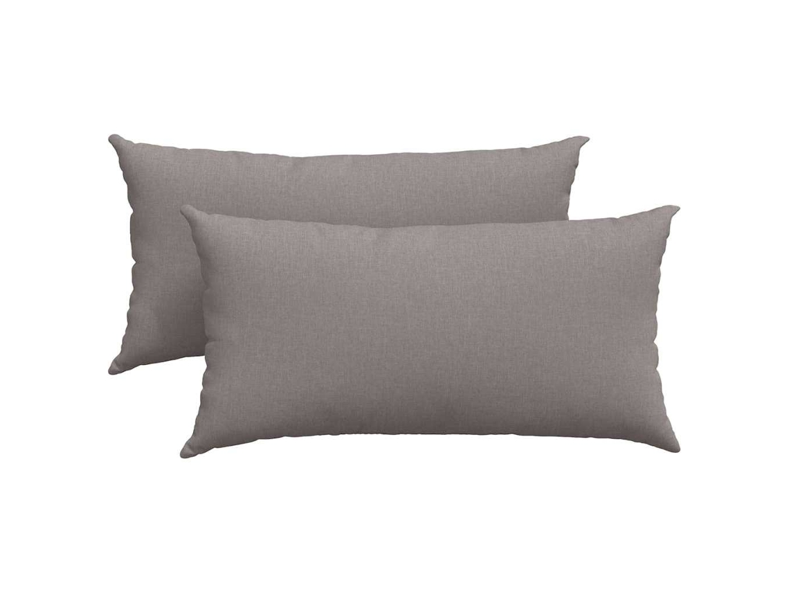 Cojines para sofá, 2 piezas, 80x40 cm, gris parduzco HARLANV1