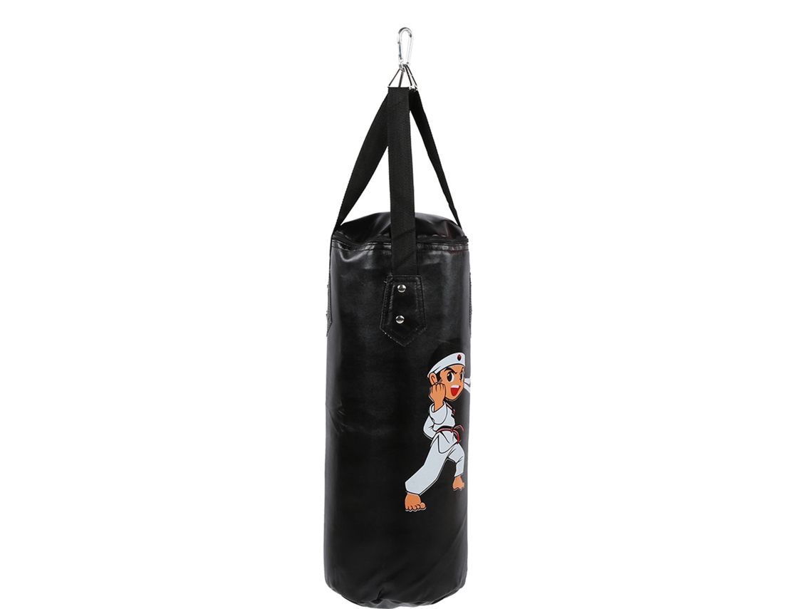 Saco de boxe para crianças, pendurado, treino de Sanda, muay thai, equipe, preto, 60cm | S/MARCA
