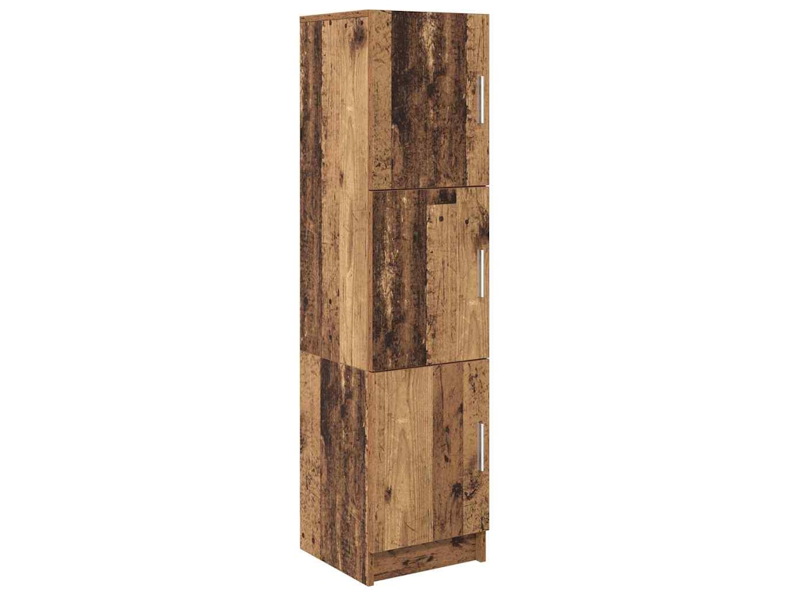 Maison Exclusive - Aparador Alto Madera Vieja 31.5 X 32 X 122.5 Cm