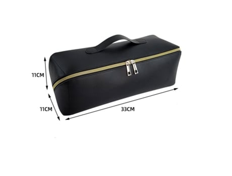 Saco de armazenamento portátil para secador de cabelo Dyson Negro