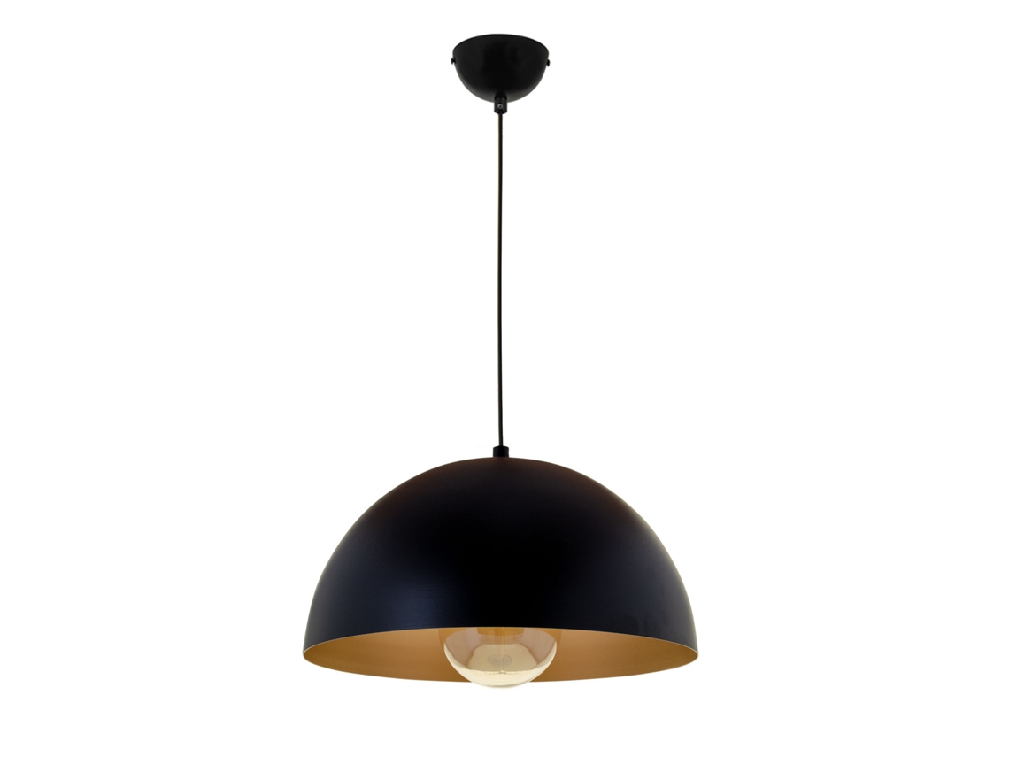 Lámpara Colgante LUMIT Gaspar (Negro - E27 - 40W)