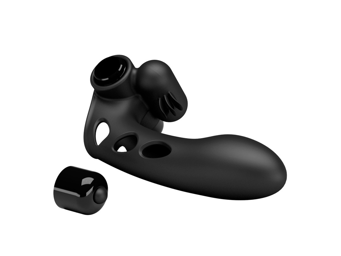 Vibrador Portátil Negro Para Juguetes Sexuales*