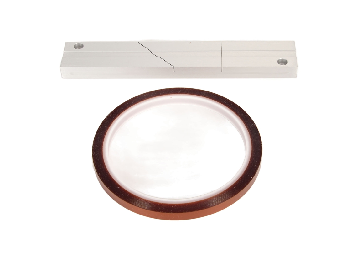 Kit De Empalme De Cinta De 1/4 De Pulgada Para Revoxsonido Con Bloque Y Cinta De Conexión Dorada.