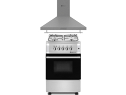 Estufa de gas Solthermic® Combo Pack Inox F5s40g2i Extractor de aire H60p Inox