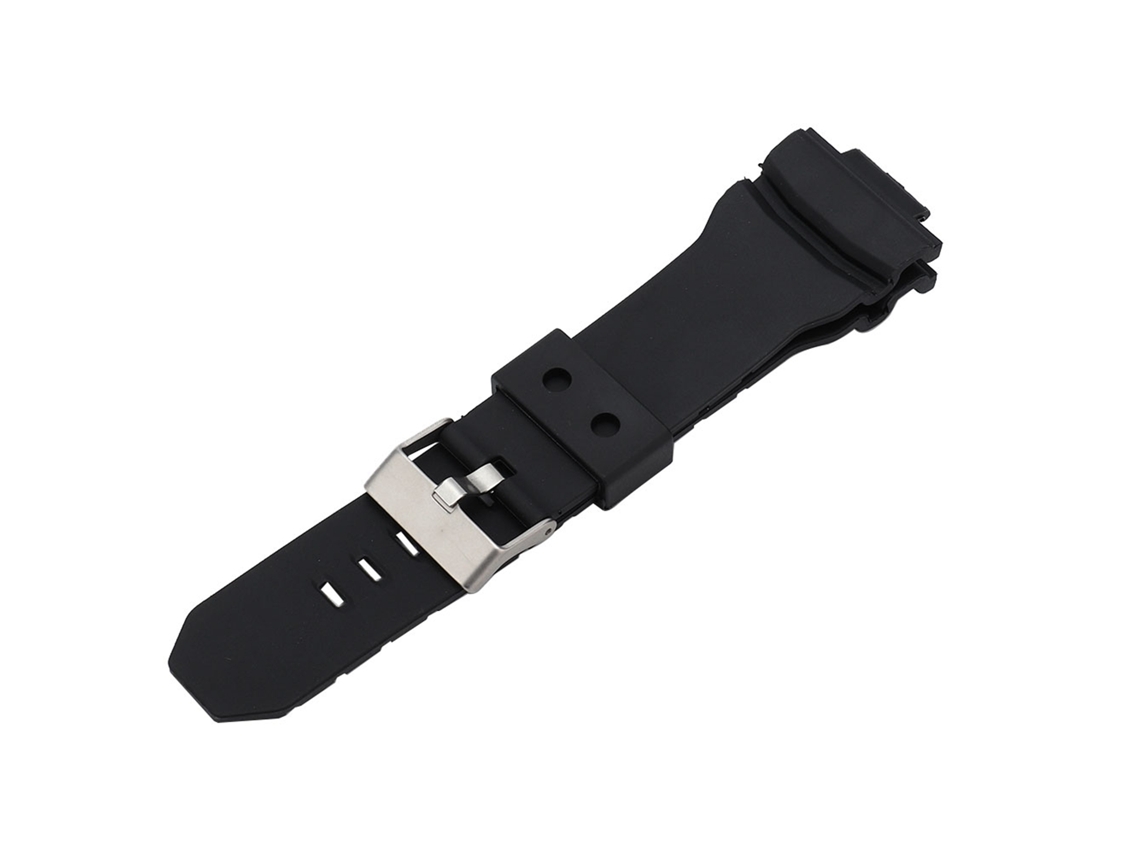 Correa de reloj de piel sintética negra compatible con GA150, GA200, GA300 y GLX.
