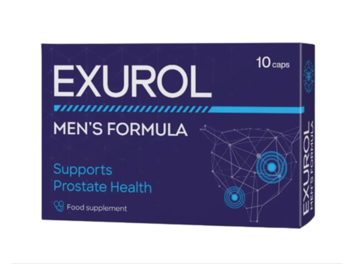 Exurol Complemento Alimenticio | 10 Cápsulas | Favorece La Salud De La Próstata