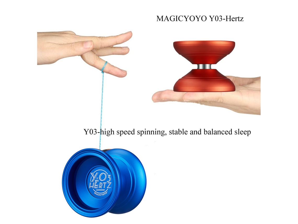 Ymsl Magicyoyo Y03 Yoyo Profesional De Aleación, Rodamiento 8 Bolas, Ligero Para Principiantes Y Profesionales, Regalo Para Niños Hxl