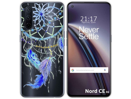 Carcasa OnePlus Nord CE 5G TUMUNDOSMARTPHONE Dibujos Transparente Multicolor