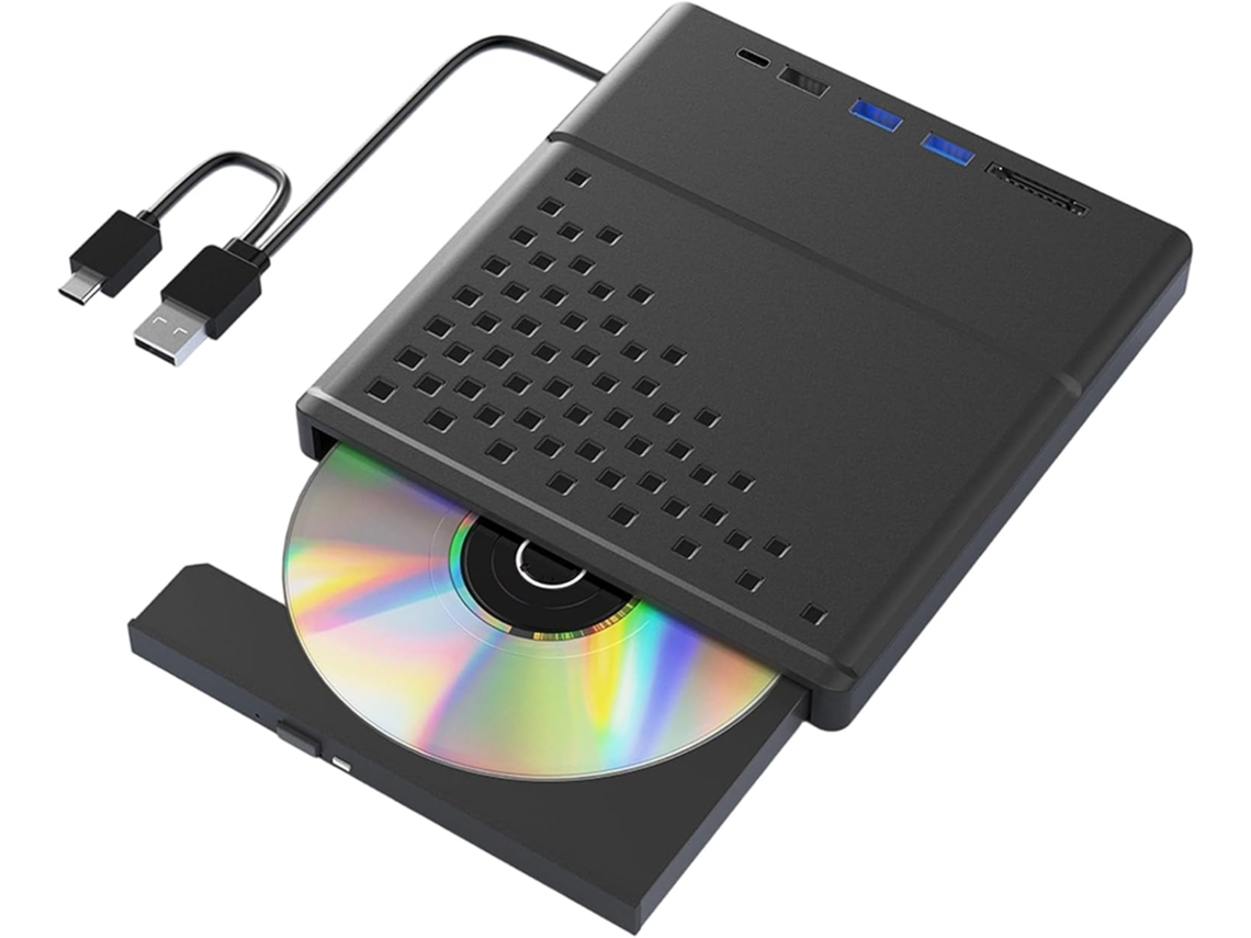 Unidad Óptica Externa De Dvd/dvd/dvd Usb 3.0 Tipo-c