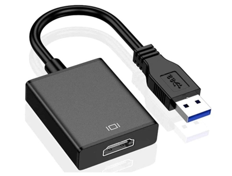 Adaptador Usb para Hdmi Atyulnm Hdmi1213-Y5 Negro ATYULNM